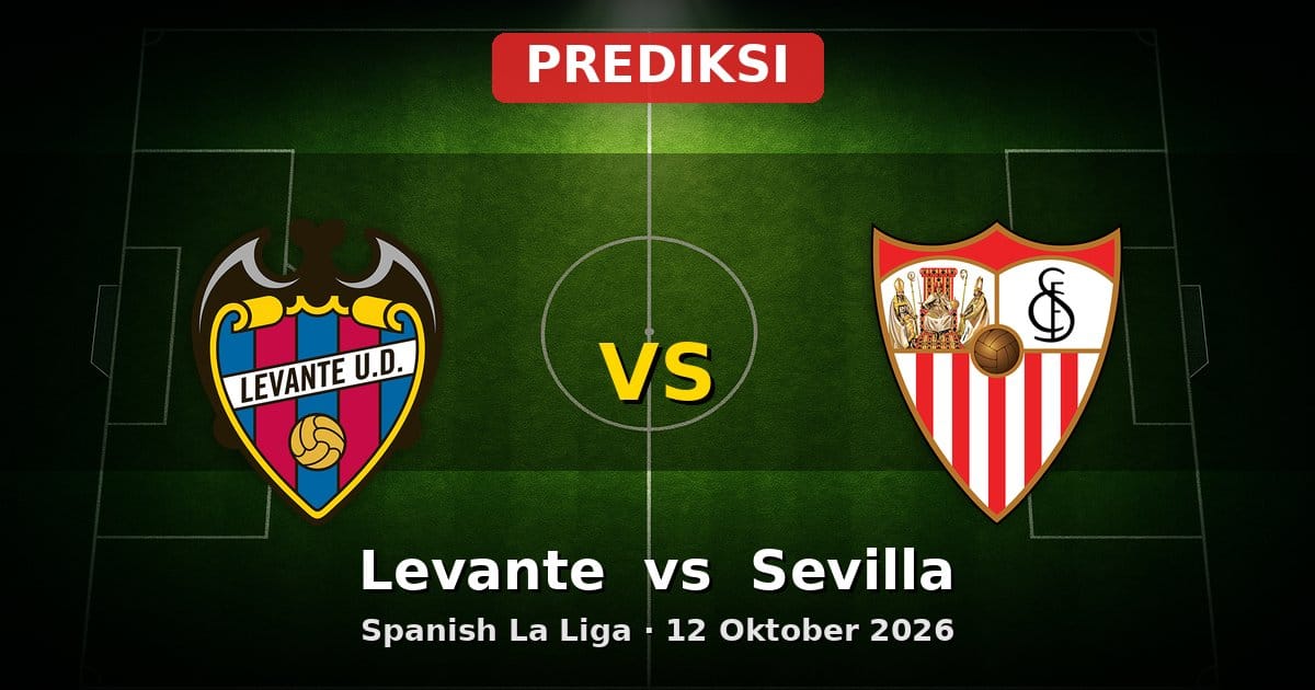 Prediksi Levante vs Sevilla La Liga 12 Oktober 2026: Duel Sengit di Estadi Ciutat