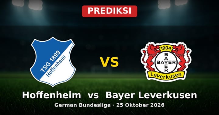 Prediksi Hoffenheim vs Bayer Leverkusen Bundesliga 25 Oktober 2026